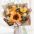 向日葵香槟玫瑰组合花送父母送领导送同事送朋友女神节